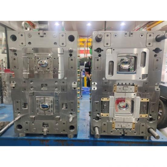 Plastic overmold for high-end brand coffee machine